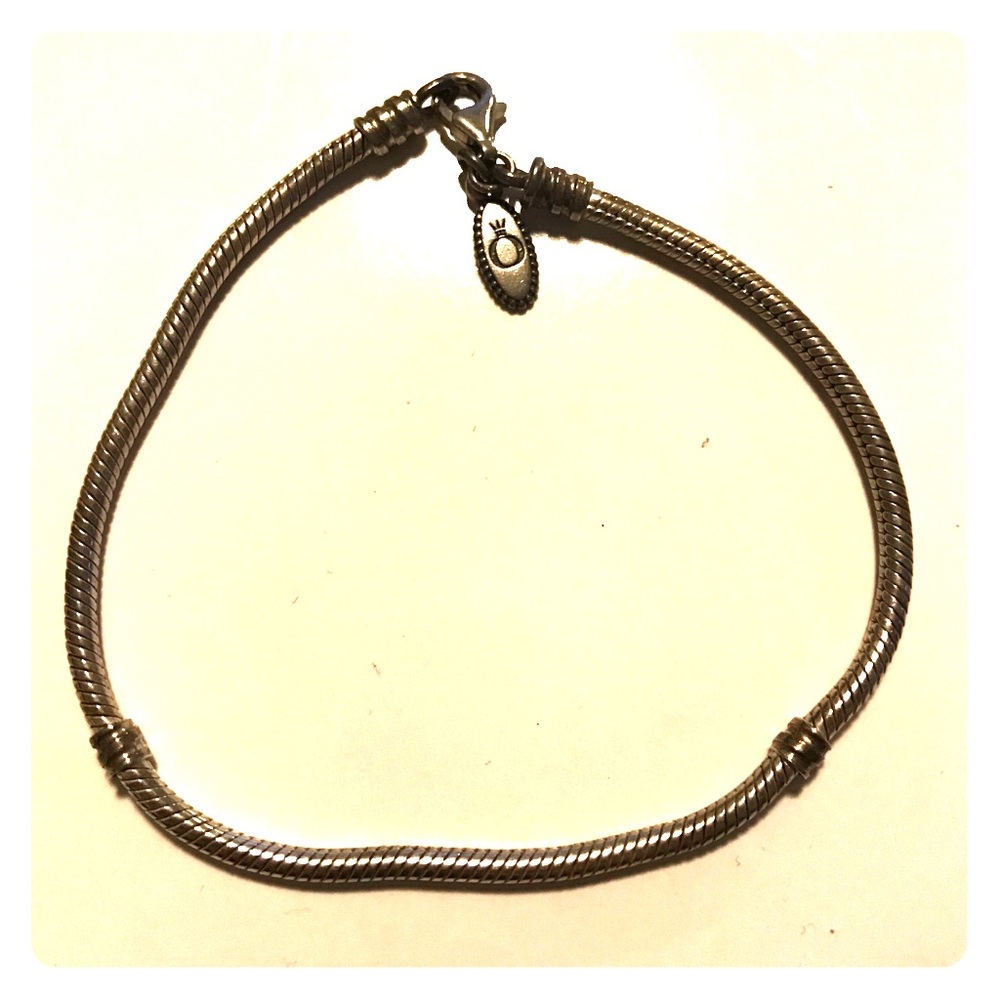 Pandora stainless silver bracelet